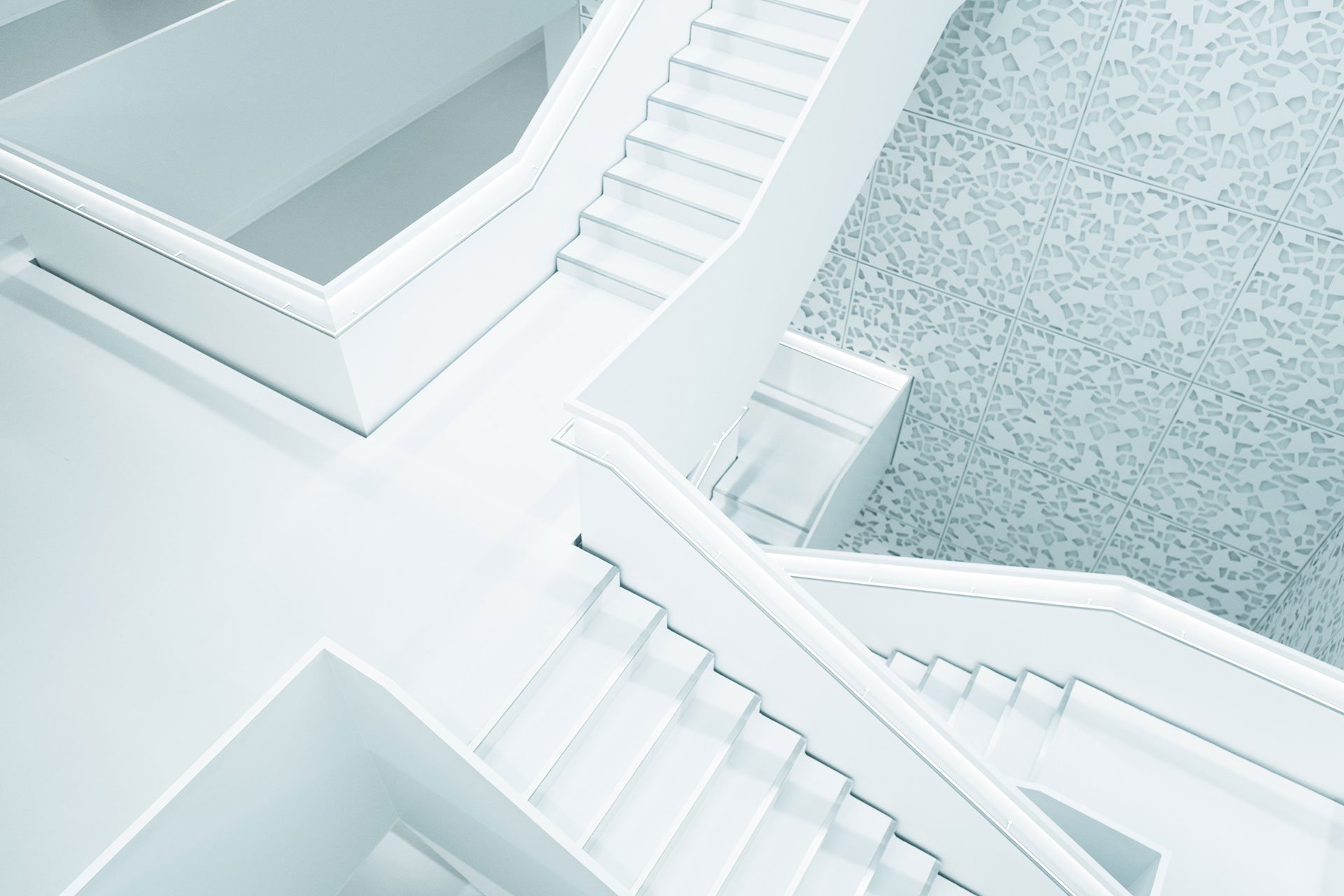 Liane Metzler Unsplash - White stairs